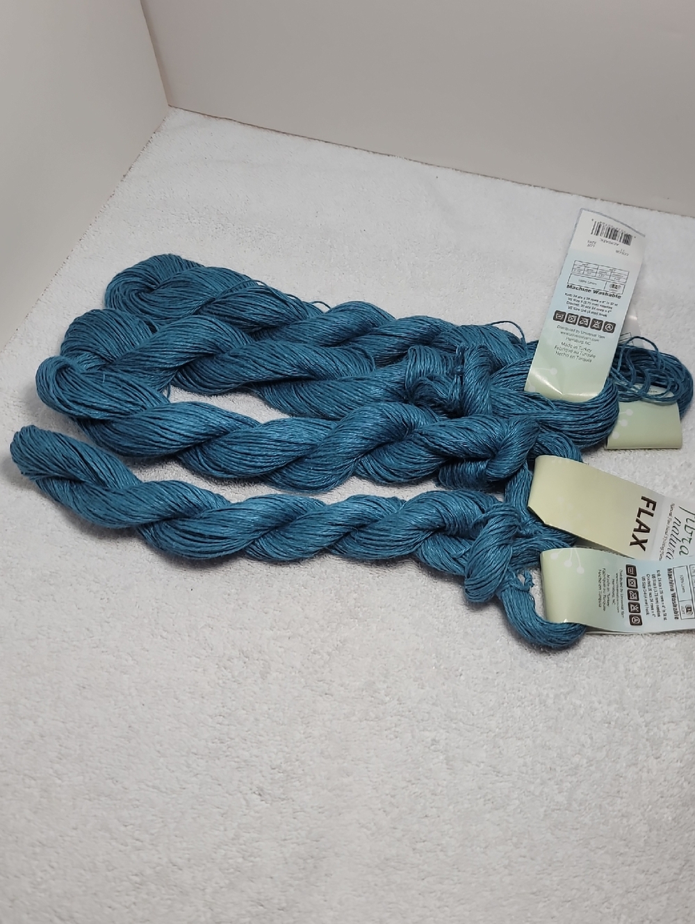 Fibra Natura Flax Linen 4 Hanks NWT